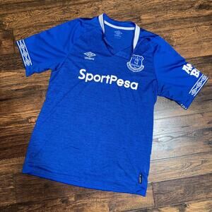 Everton Blue Home Kit 2018 Umbro SportPesa Angry Birds Vgc